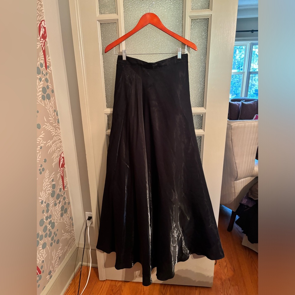 JS Collections black midi skirt